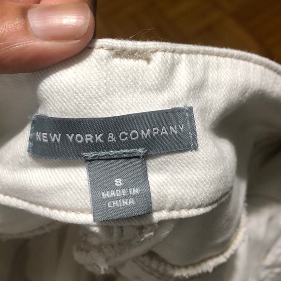 White Jean Shorts - Picture 3 of 3